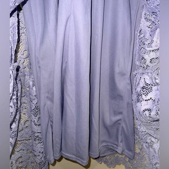 ASOS sleeveless lace midi dress, size 4, lavender, EUC - Picture 7 of 14